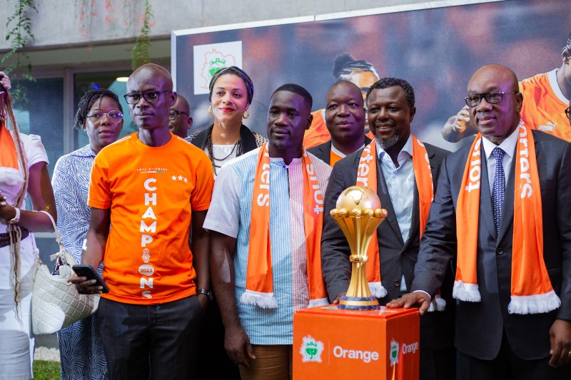 CAN 2023 : Orange Village accueille le trophée