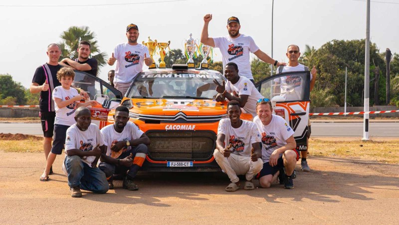 Rallye Bandama: Gary Chaynes, le grand 8