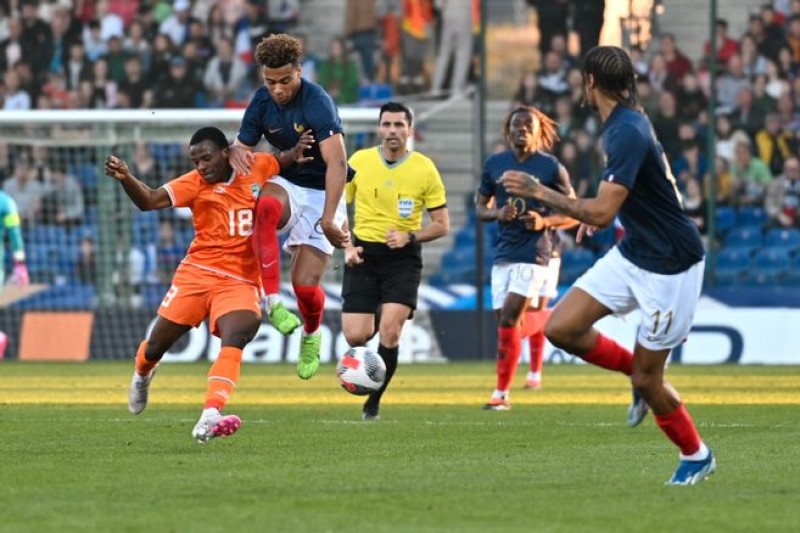 Amical U23: Désiré Doué brille, les Éléphants n'ont pas démérité