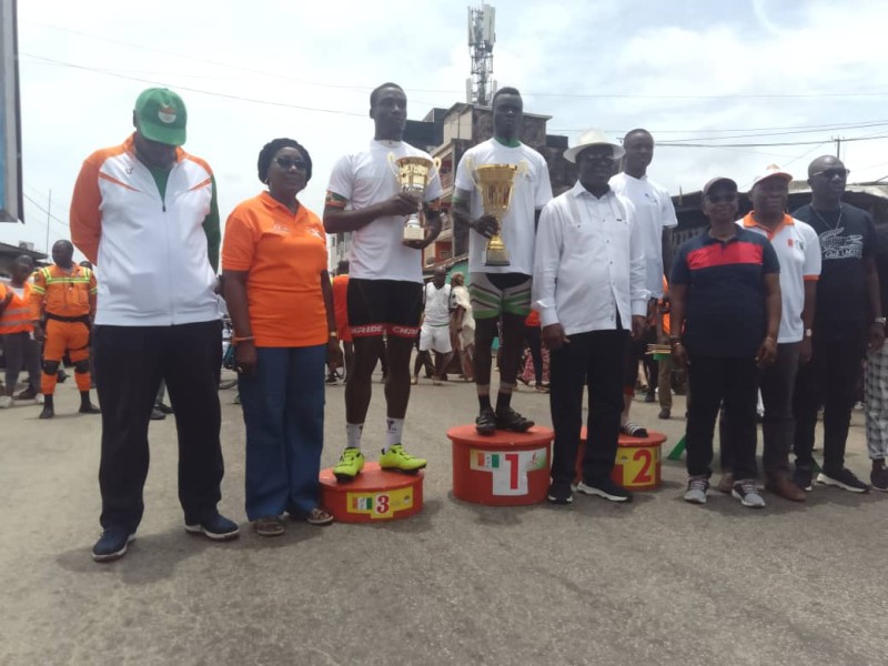 Cyclisme/ouverture saison 2024  : Andé Emmanuel remporte le trophée Danho Paulin 