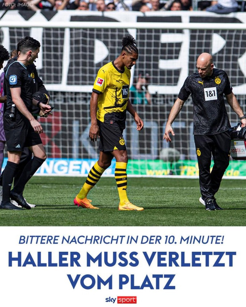 Dortmund:  Mauvaise nouvelle pour Haller